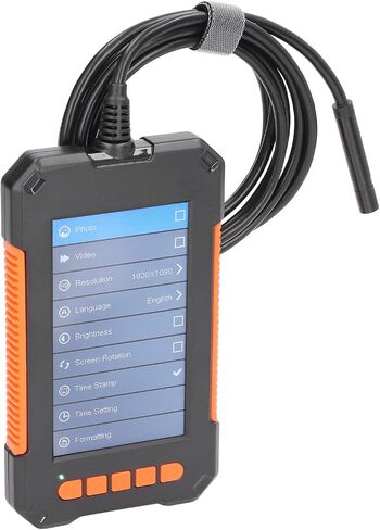 Fydun IP67 المنظار الصناعي ، 1080 بكسل ، منظار التفتيش الرقمي Borescope ، كاميرا المجاري المجاهرة 4.3 بوصة شاشة 8 مم 10 متر للاستنزاف (10 م) in Saudi Arabia