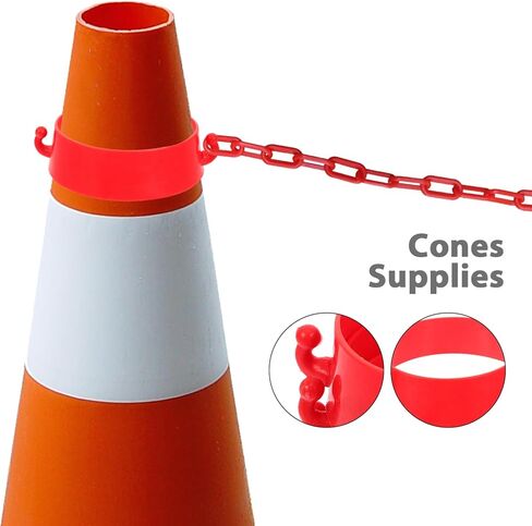 6pcs Traffic Cone Cone Connes Safety Cone Chain Connecor in Saudi Arabia