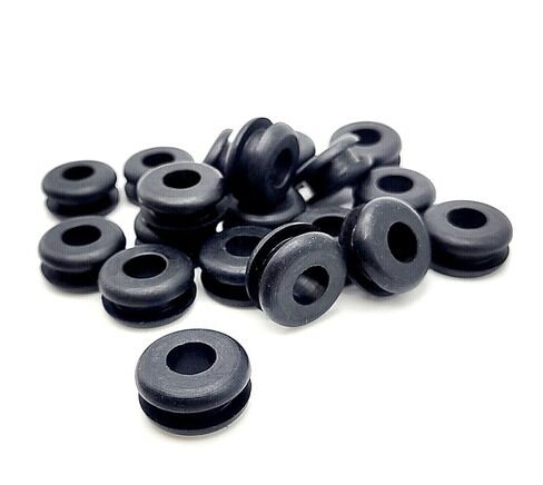 5/8" Panel Hole Rubber Grommets for Wiring and Cable 3/8" ID Center Hole for 3/16" Thick Wall Material Electrical Bushing (Pack Size: 8 Pack) in Kuwait