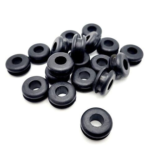 5/8" Panel Hole Rubber Grommets for Wiring and Cable 3/8" ID Center Hole for 3/16" Thick Wall Material Electrical Bushing (Pack Size: 8 Pack) in Kuwait