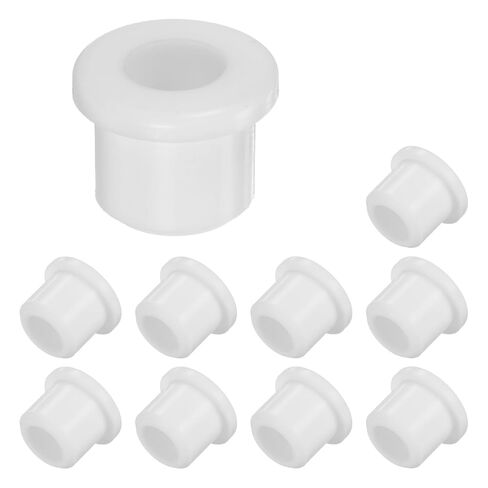 10-Pack 1/2 Inch Drill Hole, 5/16 Inch ID Silicone Rubber Grommets for Wiring, Wire Cable, Hole Plugs, Automotive, Firewall, Desk, Water Pipe, Hydroponic [White] in Saudi Arabia