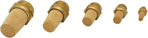 Pneumatic Brass Exhaust Muffler BSL BSLM BESL DSP 1/8 1/4 3/8 1/2 3/4 1'' Silencers Fitting Noise Filter Connector(BSLM,M5) in Saudi Arabia