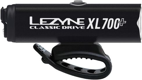 Lezyne Classic Drive 700XL Bicycle USB القابلة لإعادة الشحن IPX7 أبيض LED الضوء الأمامي مع أوضاع صلبة وفلاش متعددة | متكامل حزام متعدد الاستخدامات متوافق مع المقاود ، 700 شراء in Kuwait