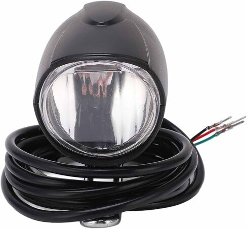18-100V 3W 35LUX Ebike Headlight 2 Pin,Universal Voltage 2 in 1 Headlight Front Light,2 In1 Bike Light and Horn LED Lamp for Electric Bicycle in Saudi Arabia