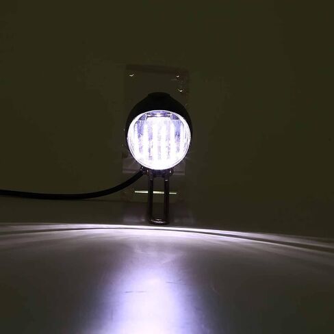 18-100V 3W 35LUX Ebike Headlight 2 Pin,Universal Voltage 2 in 1 Headlight Front Light,2 In1 Bike Light and Horn LED Lamp for Electric Bicycle in Saudi Arabia
