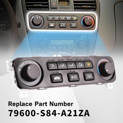599-269 HAVC Heater Control Module Panel Compatible with 1999-2004 Honda Odyssey A/C Climate Temp Unit Replacement for 79600-S0X-A01ZA, 79600-S0X-A02ZA, 79600-S0X-A03ZA in Saudi Arabia