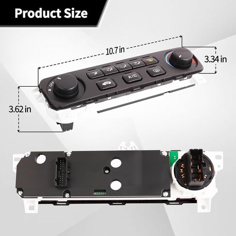 599-269 HAVC Heater Control Module Panel Compatible with 1999-2004 Honda Odyssey A/C Climate Temp Unit Replacement for 79600-S0X-A01ZA, 79600-S0X-A02ZA, 79600-S0X-A03ZA in Saudi Arabia