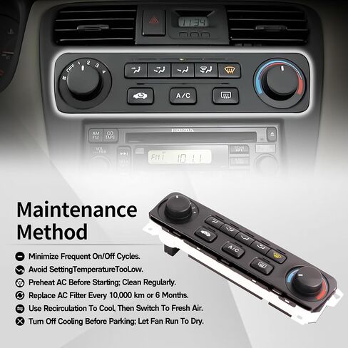 599-269 HAVC Heater Control Module Panel Compatible with 1999-2004 Honda Odyssey A/C Climate Temp Unit Replacement for 79600-S0X-A01ZA, 79600-S0X-A02ZA, 79600-S0X-A03ZA in Saudi Arabia
