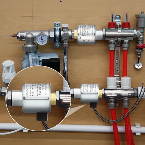 12 فولت ملف لولبي الصمام LPG البروبان 1/4 "NPT 12V 180 درجة القفل قبالة سائل البخار غاز الفولاذ المقاوم للصدأ محول للديزل غاز هواء الماء in Kuwait