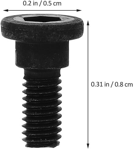 Artibetter 30 PCS M2.5 مقبس رأس البراغي البراغي السوداء الكربونية الصلب مع حدود رئيس لتركيب آمن ، مثالية لإصلاح الماكينة والمعدات in Saudi Arabia