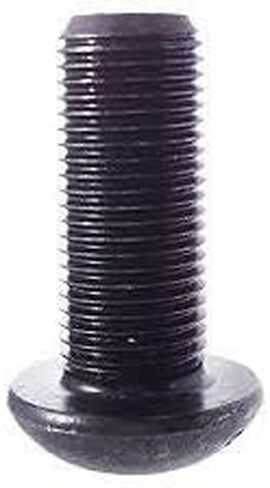 12-28 x 5/8" Button Head Socket Cap Screw, Allen Socket Drive, Black Oxide, Alloy Steel, Full Thread - Quantity 10 - by Fastener Depot, LLC in Saudi Arabia
