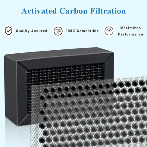 3D Printer Activated Carbon Air Filter Cartridge for Bambu Lab, Air Purifier Filter Replacement, Easy to Install 3D Printer Accessories Compatible with Bambulab X1C/P1P/P1S/X1/X1E, 1 Pack in Kuwait