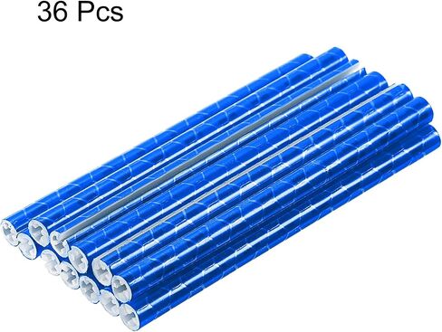 Harfington 36pcs الدراجة العاكسة للدراجة البالغة 0.2 "دراجة بلاستيكية العاكسات يتحدث أغطية القطع لفائف 360 ° الرؤية لزخرفة الدراجات الجبلية على الطريق ، الأزرق in Saudi Arabia