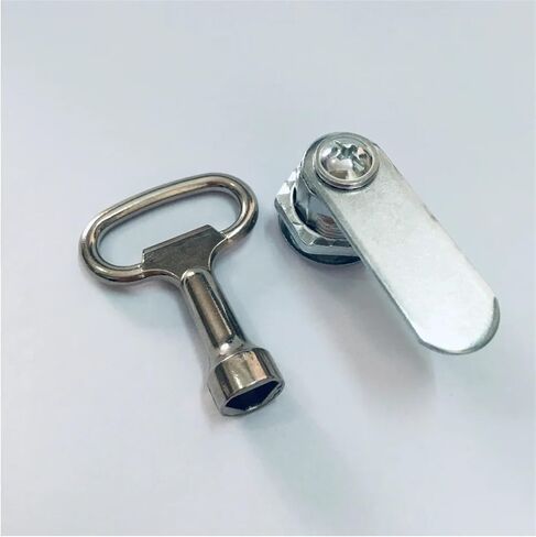MS-705 Small Triangle Lock Equipment Telescopic Door Locks Telescopic Switch Industrial Cabinet Lock 1Pcs(Key) in Saudi Arabia