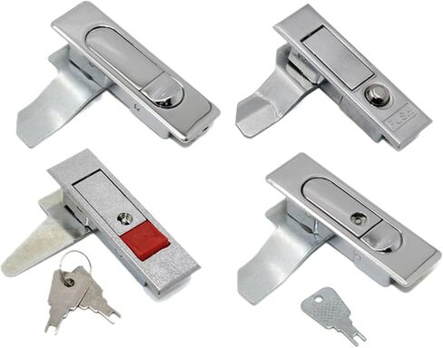 زر LOPUSH الطائرة MS509 مقبض DOOR DOOR LOCKS MS503 خزانة كهربائية قفل MS603 درج الأثاث أقفال خزانة 1PCS (MS503 ، مع المفتاح) in Saudi Arabia