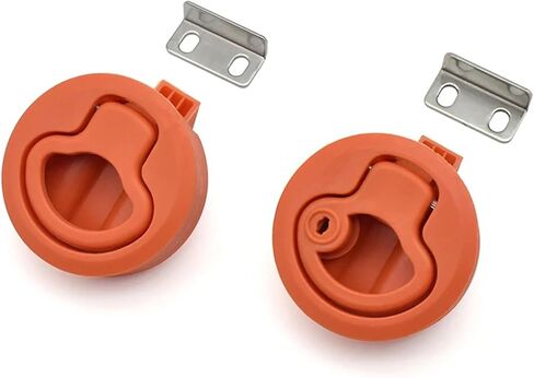 XK246-61 Plastic Black Red Blue White Circular Pull Ring Lock with Lock and Without Lock 1Pcs(XK246-61H) in Saudi Arabia