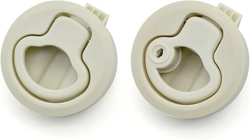 XK246-61 Plastic Black Red Blue White Circular Pull Ring Lock with Lock and Without Lock 1Pcs(XK246-61H) in Saudi Arabia