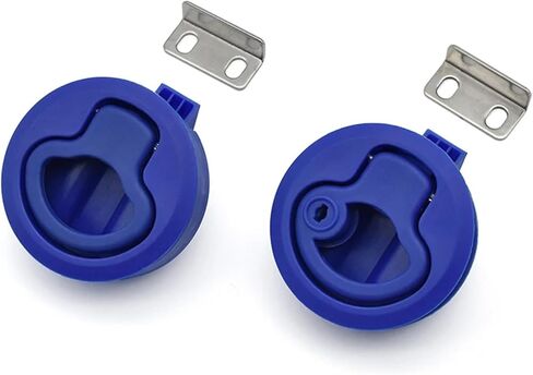 XK246-61 Plastic Black Red Blue White Circular Pull Ring Lock with Lock and Without Lock 1Pcs(XK246-61H) in Saudi Arabia