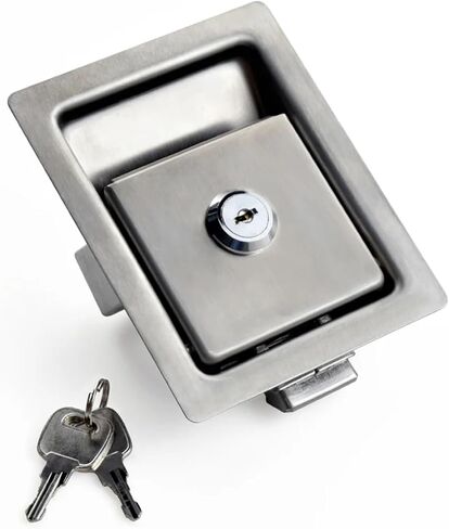 XK101 Stainless Steel Container Truck and Trailer Parts Recessed Door Paddle Lock Latch 1Pcs(XK101-304L) in Saudi Arabia