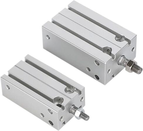 1pcs Multi-Position Fixed MD20/25/32 * 5X10SX15SX25X30SX40X50SX60-S Aluminum Alloy Air Pneumatic Cylinder(MD25(Bore 25mm),Stroke 15mm) in Kuwait