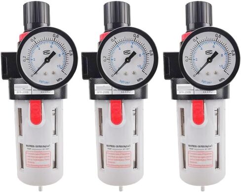 BFR2000 BFR3000 BFR4000 1/4 3/8 1/2 AIR PUMP FILTER LUPTER LEGURENGER VALVE VILE-WATERETOR منظم للضواغط (BFR3000) in Saudi Arabia