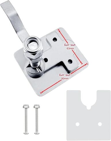 Accessories 316 Stainless Steel Boat Hatch Deck Latch Turning Lock Lift Handle Flush Mount Cam Latch Flush Pull Hatch in Kuwait