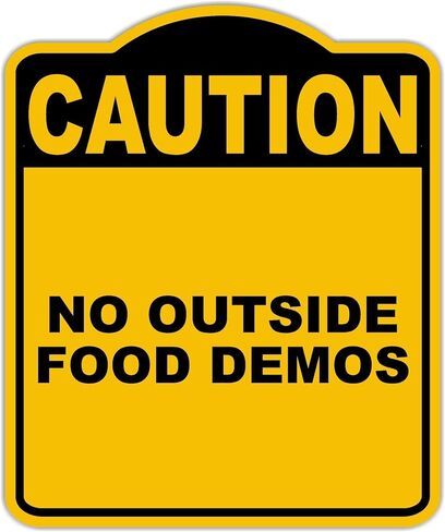 لا توجد عروض تجريبية خارجية خارجي تحذير علامة مركب من الألومنيوم الأسود الصفراء 20 × 24 بوصة in Kuwait