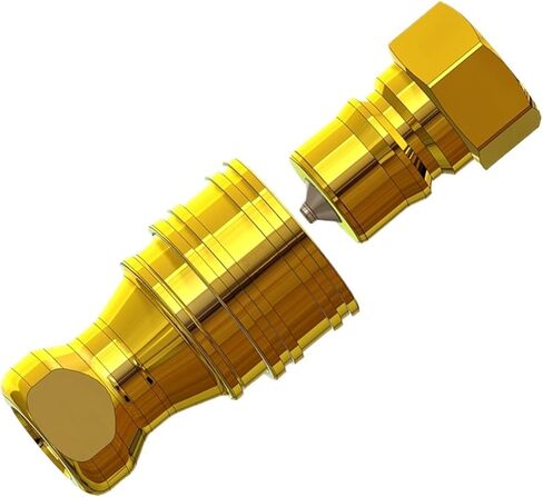 Brass Hydraulic Water Pipe Quick Connector KZD 12-40 ZG1-1/2 DN40 Complete Set in Saudi Arabia
