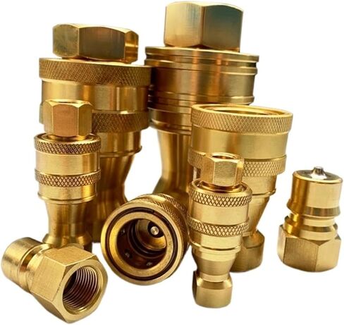 أنبوب الماء الهيدروليكي النحاسي موصل سريع KZD 1-4 G1/8 ذكر in Kuwait