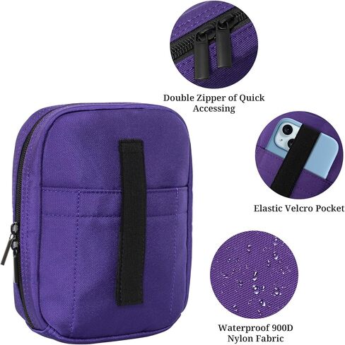 Women's Concealed Carry Gun Bag Leopard Tactical Soft Pistol Case Wide Nylon Belt Holster Pouch Waist Fanny Pack Fits Mid Compact Handguns for Everyday Carry (Brown Leopard) in Saudi Arabia