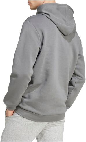 adidas Mens Essentials Fleece Hoodie Athletic Outerwear Casual - Grey - Size XL in Saudi Arabia