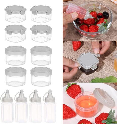 beyonday 3pcs Seasoning Squeeze Bottles, 3 Hole Ketchup Mustard Dressing Squeeze Squirt Bottles, Salad Sauce Condiment Cream Squeeze Bottles for Kitchen Restaurant Bakery(24oz, White) in Saudi Arabia