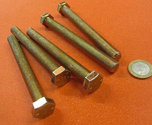 الصف الثامن براغي الصلب الأصفر Rh ft 1/2 "-20 × 5.00" طول 5 أجزاء. in Saudi Arabia