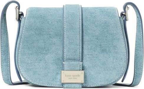 kate spade new york Nouveau Textured Leather mini Saddle, Yuzu Jam in Kuwait