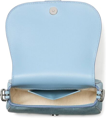 kate spade new york Nouveau Textured Leather mini Saddle, Yuzu Jam in Kuwait