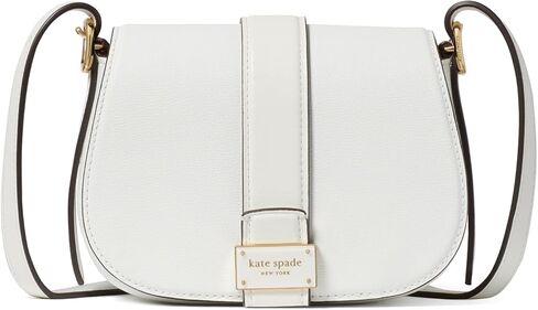 kate spade new york Nouveau Textured Leather mini Saddle, Yuzu Jam in Kuwait