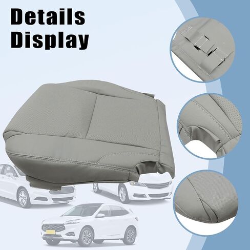 Secosautoparts السائق الأمامي الأسود وجانب الراكب القاع والأعلى الظهر أغطية مقعد البديل الجلود المثقبة المتوافقة مع لكزس IS250 IS350 2006 2007 2008 2008 2012 2012 2013 in Kuwait