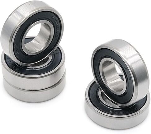 6002RS 15x32x9 مم محمل 6002 2RS صف واحد عميق لأخدود محمل 6002-2RS 5pcs in Saudi Arabia