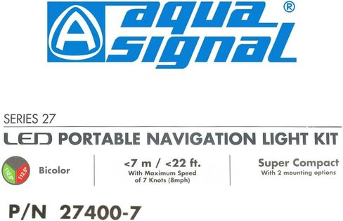 Aqua Signal Boat Portable Mavigation Light 27400-7 | LED Series 27 in Saudi Arabia