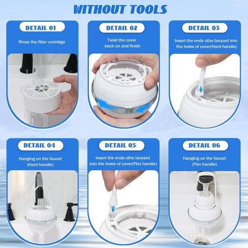 مرشح الحمام لحوض الصنبور FiteSpot ، مرشح مياه الحمام 2 خراطيش مرشحات 10 مراحل ترشيح ، مرشح الحمام صنبور 2500 جالون يزيل الكلور ، مرشح دش لشعر الجلد أكثر صحة (أبيض) in Kuwait