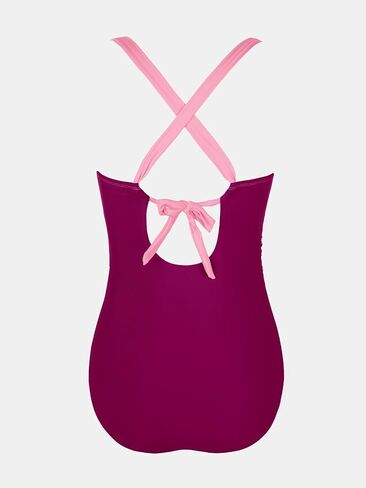 Cupshe Women's Plus Simpuit Swimsuit One One Switch التحكم في بدلة السباحة المتقاطعة رسن in Kuwait