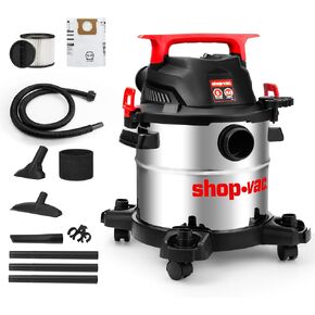 Shop-Vac 5430162 Wet/Dry Vacuum, 5 Gallon, 4 Peak HP, 1-1/4 Inch Diameter x 7 Foot Hose, 6 Foot Cord, Ideal for Jobsite, Garage, Workshop & Home in Kuwait