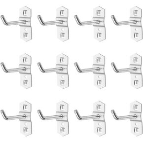 Garneck 12 PCS HAITS Metal Square PEG Board - Heavy Display Hooks for Supermarket Grach Rack - Hanging L STYL in Kuwait