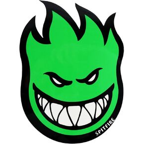 Spitfire Wheels Skateboard Sticker Bighead Fireball Large Green 8" x 11" in Saudi Arabia