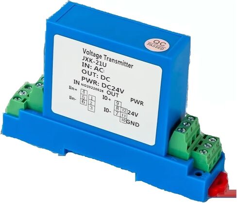 0-10V 4-20MA DC جهاز إرسال الجهد ± 100V ± 500V ± 380V ± 1000V DIN DIN DC جهاز إرسال مستشعر المستشعر (الإخراج 4-20MA ، -200V إلى 200 فولت) in Saudi Arabia