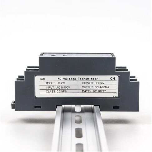 Rail Type 0-1000V Voltage Transducer AC 4-20mA Voltage Transmitter 1 in 1 Out 24V DC Industrial Electrical Sensor in Saudi Arabia