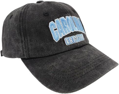 Embroidered Vintage Washed Hat for Men Women，Classic Unisex Adjustable Cotton Fans Baseball Cap in Saudi Arabia