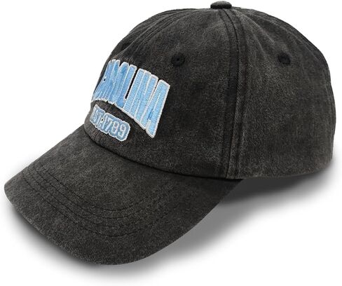 Embroidered Vintage Washed Hat for Men Women，Classic Unisex Adjustable Cotton Fans Baseball Cap in Saudi Arabia