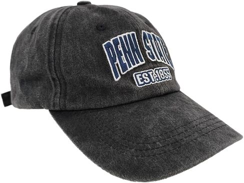 Embroidered Vintage Washed Hat for Men Women，Classic Unisex Adjustable Cotton Fans Baseball Cap in Saudi Arabia