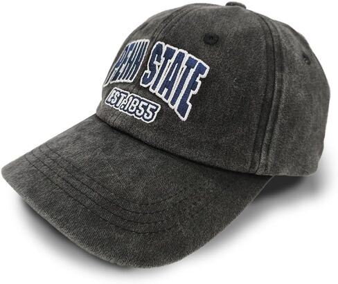 Embroidered Vintage Washed Hat for Men Women，Classic Unisex Adjustable Cotton Fans Baseball Cap in Saudi Arabia